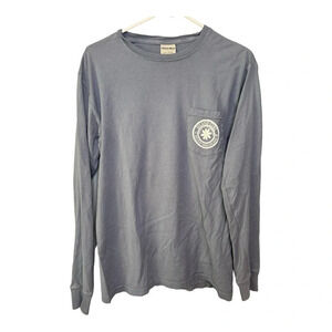 🔹5/$25🔹 Comfort Wash 100% Cotton Blue Hilton Head Island LS Tee Shirt. Small